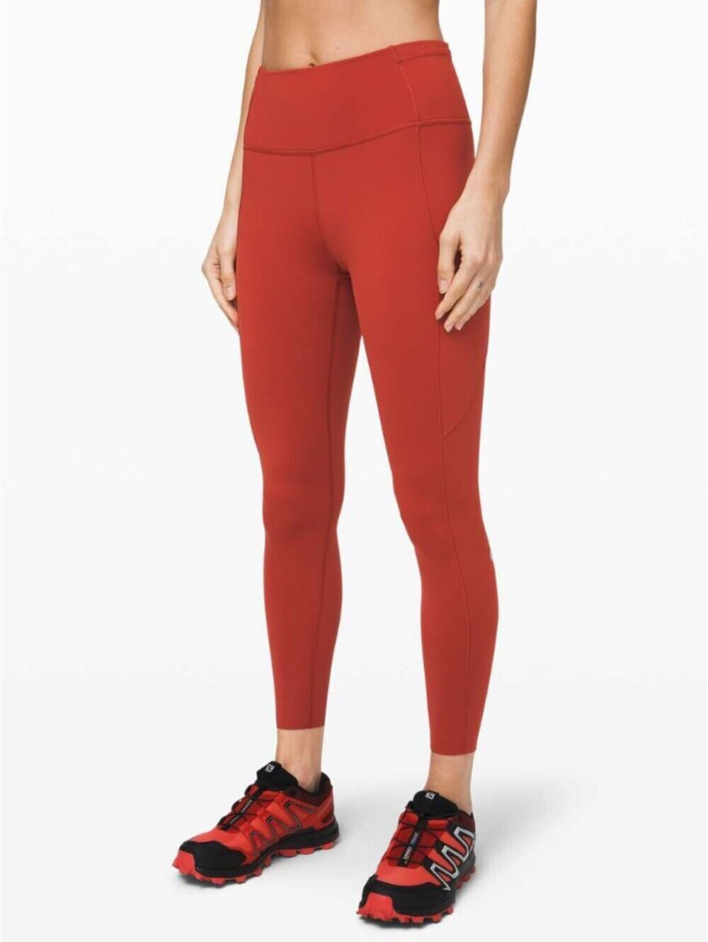Lululemon Fast and Free Tight II 25" - Magma - 4